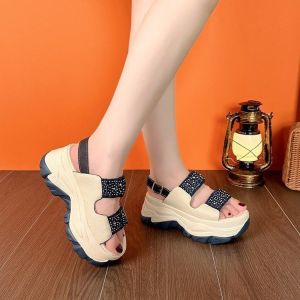 Roman Sandals for Womens 2024 Summer New Comfortable and Leisure Platform Shoes