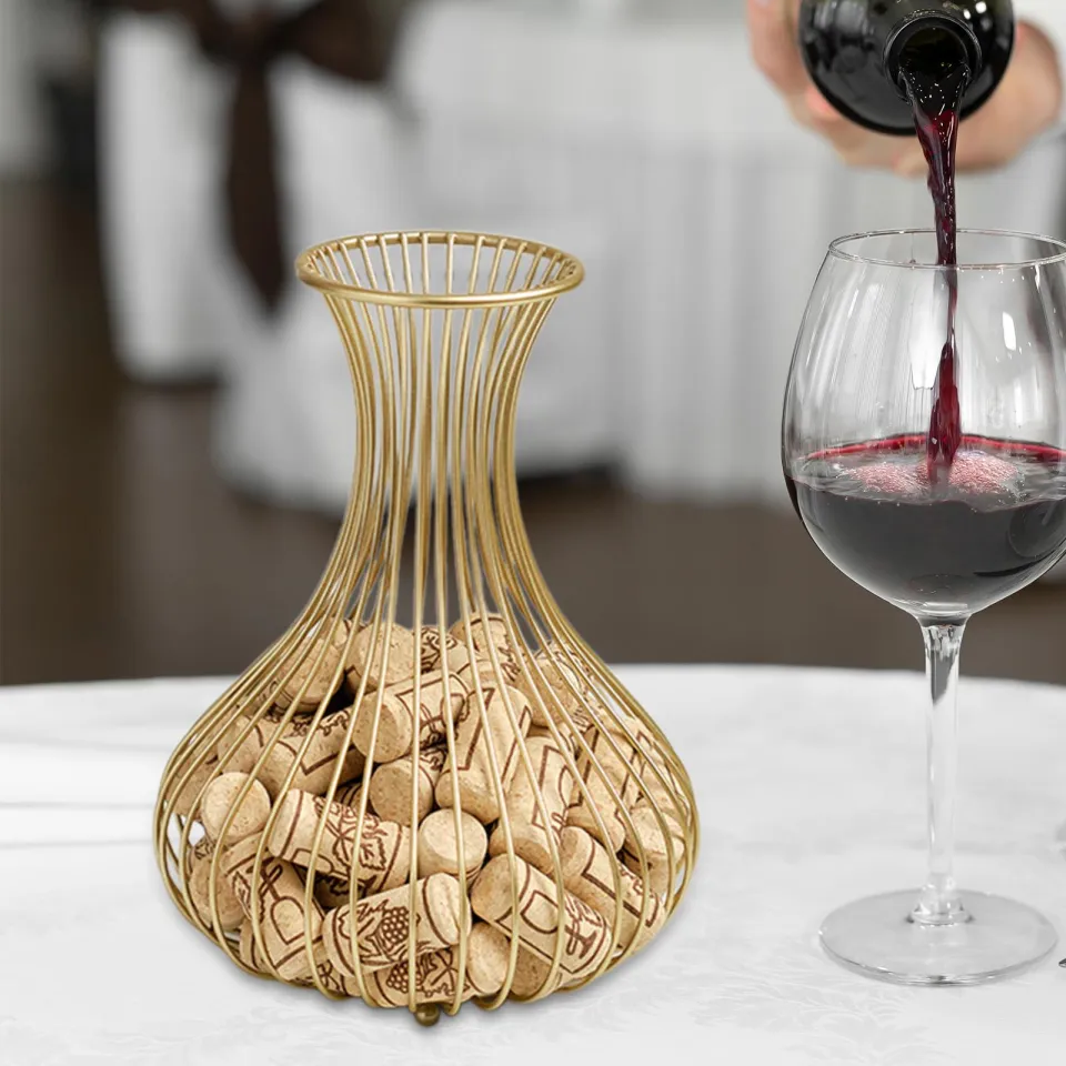 BNGOOD Metal Wine Cork Holder, Cork Collector, Home Bar Decor