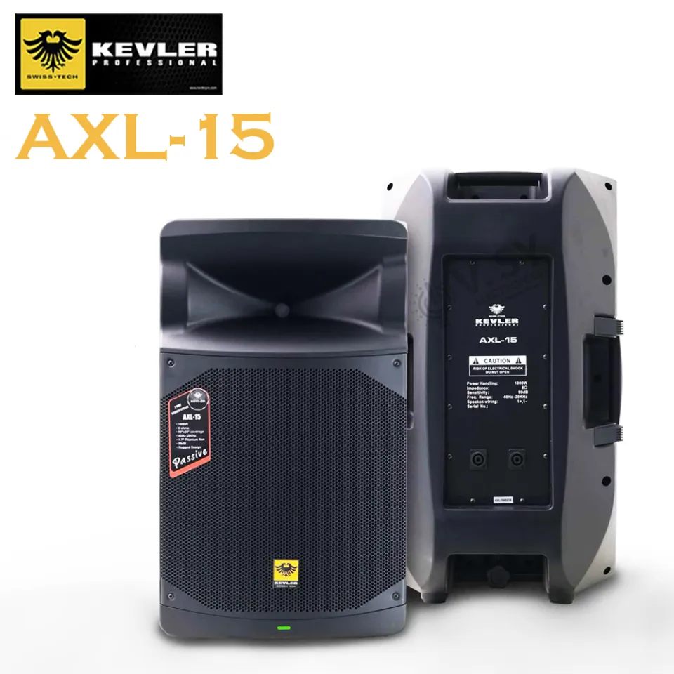 2025 Kevler AXL-15 Passive 15 inch Way Bass Reflex 1000 Watts