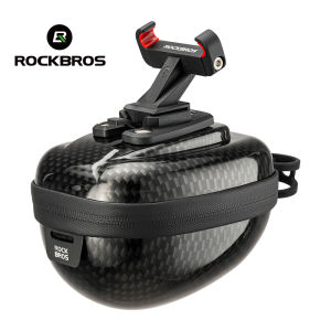 Rockbros Túi gắn đuôi xe đạp phát hành nhanh chóng lớp lưu trữ Hardshell Túi xách tay mở rộng MTB xe đạp đường trường Túi yên ngựa