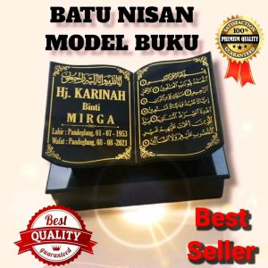BATU NISAN MAKAM GRANIT MODEL BUKU 20 CM X 30 CM