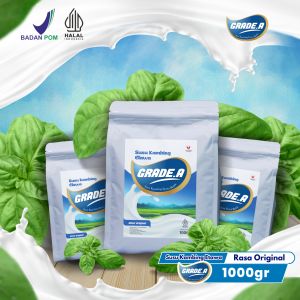 Grade A - Susu Kambing Etawa Bubuk 1000gr 7 Varian Rasa