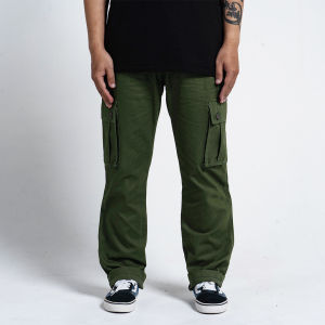 Cargo Pants for Men Seluar Cargo Lelaki Green Slim Straight Pride N Joy