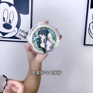 Storage Case PVC Material Portable Protective Storage Sleeve Display Box Round Pouch Perfect for