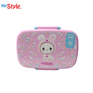 My Style TM 1505 Bento Lunch Box with Spoon & Fork for Junior Girls - Kotak Bekal dengan Garpu dan Sendok