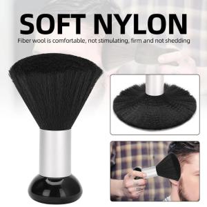 Soft Hair Brush Neck Face Duster Hairdressing Hair Cutting Broken Hair Cleaning Brush for Barber Salon Hairdressing Styling Tool