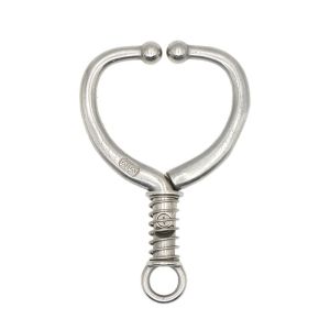 PAXTONE Anti Rust Cattle Nose Ring Spring-loaded Stainless Steel Bull Nose Clamp Easy To Use Reusable Livestock Nose Pliers Farm Breeding