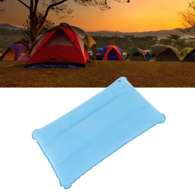 LIXADA Portable Travel Pillows Edge Sealing Inflatable Pillow Collapsible Soft and Comfortable Air Nozzle Design PVC for Tent