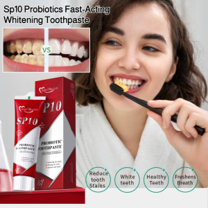Sp10 Probiotic Whitening Toothpaste Whitening And Refreshing Breath To Remove Odor Ocean Mint Toothpaste