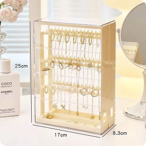 Multi Layer Jewellery Box Earring Organizer Bracelet Box Jewellery Display Jewelry Storage Dustproof 首飾盒大容量  首飾收納盒