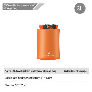 3L/5L/12L/20L/35L Waterproof Dry Bag Sack Outdoor Ultralight Drifting Swimming Clothes Storage Bag Rafting Kayaking Sport Bag Camping Multifunctional Storage Bag