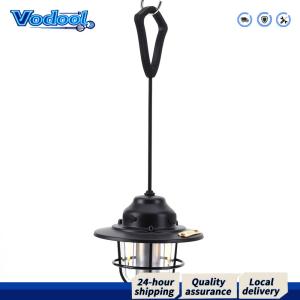 โคมไฟแคมป์ปิ้งกันน้ำ 1200mAh สำหรับกิจกรรมกลางแจ้ง เช่น เดินปาและตกปลา พร้อมไฟฉุกเฉินกันน้ำ IPX4