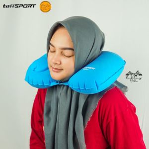 Taffsport Bantal Leher Travel Inflatable Neck Pillow RH34