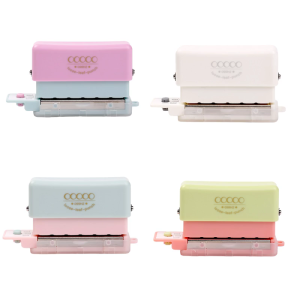 เครื่องเจาะรูบัญชีมือที่เจาะเครื่องเจาะกระดาษตัวเจาะด้วยมือเครื่องเจาะนิวแมติก5รูสำหรับโรงเรียน