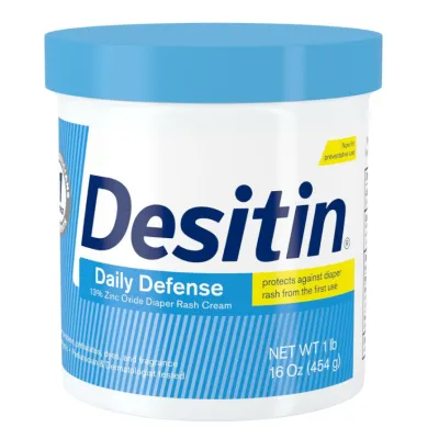 Desitin Daily Defense Baby Diaper Rash Cream / Maximum Strength Baby Diaper Rash Ointment