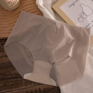 Bonas Seamless Panties Ladies Summer Thin Quick-Drying Mask Pants 3D Ice Silk Pants