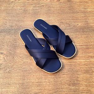 CALVARI - FELICIA Sandal Wanita Korea Teplek Casual Kekinian Size 36 - 40 Sendal Flat Cewek Kasual