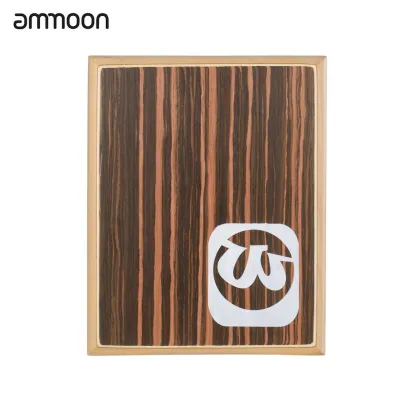 Ammoon hộp trống nhạc cụ gõ di động Cajon với nội Bộ dây và túi lưu trữ