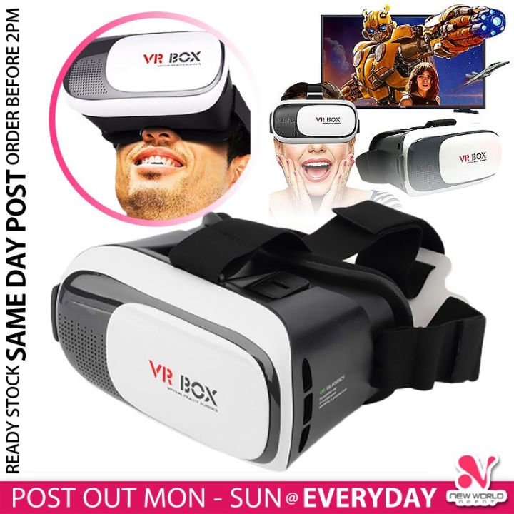 𝗜𝗠𝗔𝗫 𝗩𝗜𝗗 》 Virtual Reality 3D Movie Gaming Glasses Anti Dust AR VR Box ...