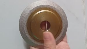 Hanson8 Double Sided SDC Brazing Diamond Grinding Wheel Sharpener Disc for Carbide Metal Tungsten Steel Milling Cutter Tool Q8H3K