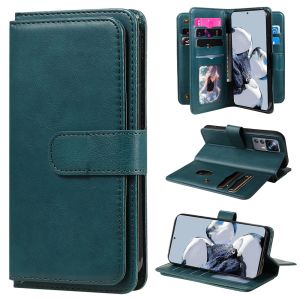 Vỏ Ốp lật cho Xiaomi Mi 14t 13t 12t 11t 10t Pro / Mi 14 13 12 Pro / Mi 13 12 Lite vỏ điện thoại nam châm Ví da 10 khe cắm thẻ cho cặp đôi