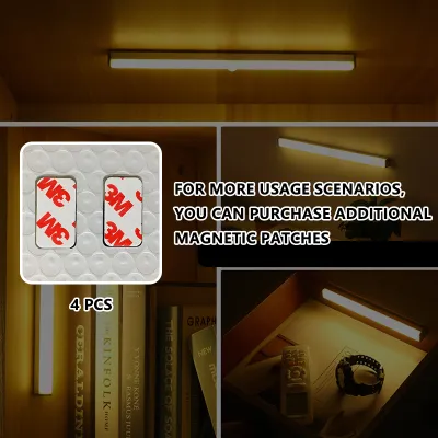 Magnetic LED Light For Room Rechargeable Light Study Lamp Shade Dim Light For Bedroom Mini Bed Light