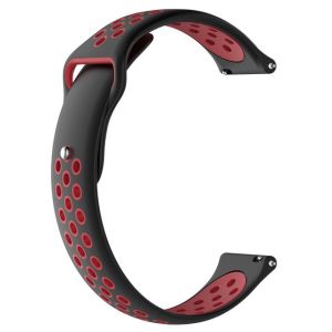 Zionia 20mm Breathable Silicone Watch Strap for Garmin Vivoactive 6 5 3 Vivomove HR/Style/Luxe/Sport/Trend Forerunner 70/170/55/165/645/245 Music 570 42mm Approach J1 S12 S40 S42 S44 S50 D2 Air X10 Venu SQ Haylou RS4 Plus Amazfit Active Bip GTS 2 4 Mini