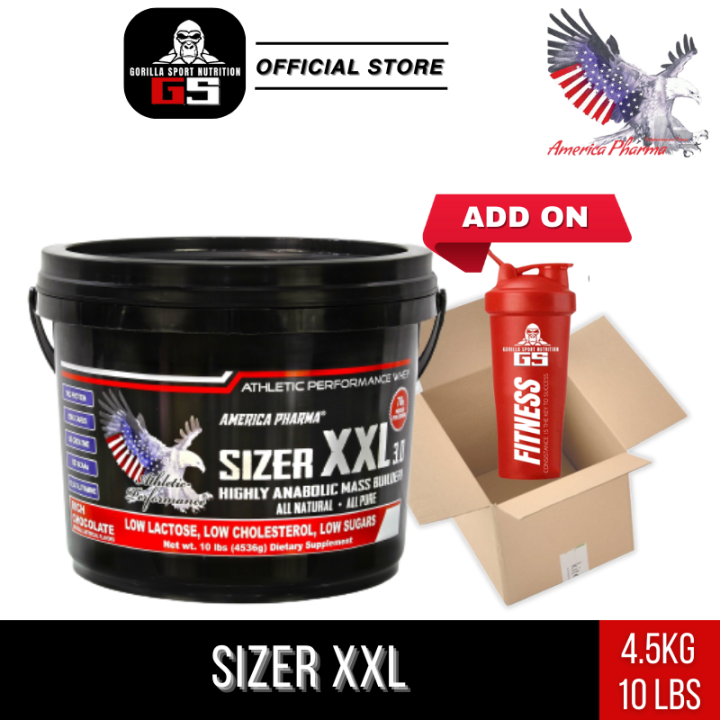 (Ready Stock )America Pharma Sizer XXL Anabolic Mass, Mass Protein Susu ...