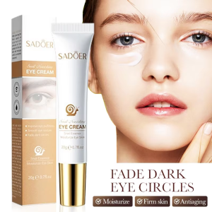 【Super low price】Snail Eye Cream Anti W-Rinkle Dark Circles Lightening Fade Fine Lines Removing Eye Bag Puffiness Moisturizing Firming Eye Serum
