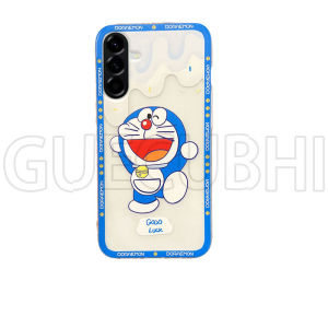 เคสโทรศัพท์ Samsung A56 A36 A26 A16 LTE 5G A06น่ารักลายการ์ตูนโดราเอมอนโชคดีเคสซิลิโคนเนื้อนิ่มโปร่งใส A56กาแลคซีเคส A26 A36