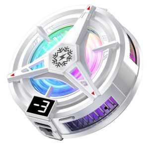 TL25 TL07 Semiconductor Phone Cooler 5V3A Powerful Cooling Magnetic & Clip 2-in-1 Digital Display for Gaming Live Broadcast2026