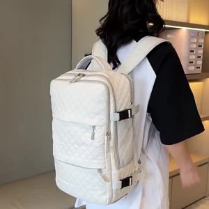 FE Girls Backpack Super Large Capacity Multifunctional Wet and Dry Classification Short Business Trip Travel Waterproof Mummy Backpack