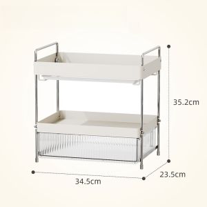 Dear Home ชั้นวางของ ชั้นวางแก้ว ชั้นวางของในครัว เหมาะสำหรับสถานการณ์ต่างๆ วัสดุเหล็กกล้าคาร์บอน