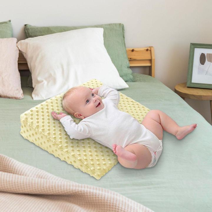 Kesoto Baby Bed Wedge Pillow Side Sleeping Cushion Anti Reflux Anti  Spitting Soft Triangle Pillow Incline Pillow for Crib Cot Bed Lazada