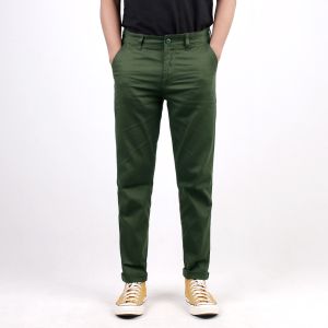 Celana Panjang Chino Chinos All Colour Size 28 - 40 BB max.99kg Melar Bahan Combed Slimfit