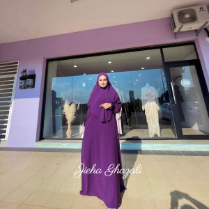 KHADIJAH SET ( JUBAH + TUDUNG ) byjiehaghazali