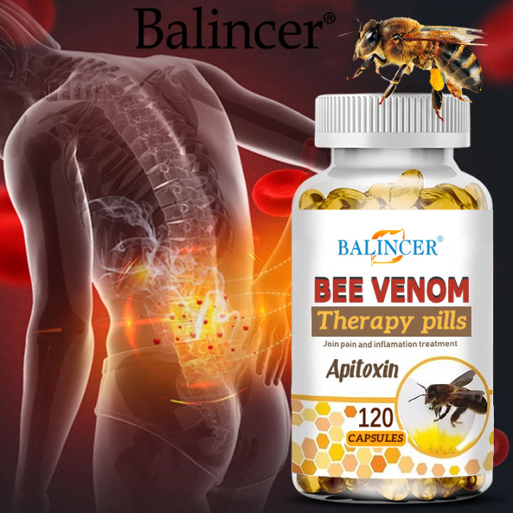 balincer Bee Venom Powder Bone Health Capsules - Contains Glucosamine ...