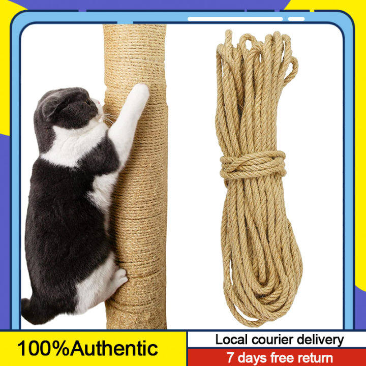 Scratching clearance post rope