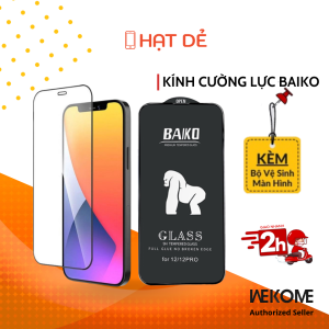 Kính cường lực iphone baiko siêu cứng full màn 6/6plus/6splus/7/7plus/8/8plus/x/xr/xs/11/12/13/promax/14/14pro/14 Pro Max - Phukienhatde