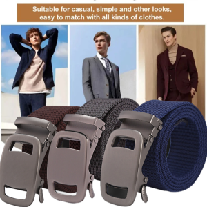 Business pilot  belt nylon canvas pants belt ammunition storage mens belt iron buckle belt