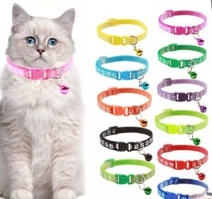 Kalung Lonceng Kucing Anjing Motif PAWS