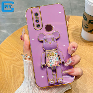 เคสชุบ V19สำหรับ Vivo V15 / Vivo V15 Pro/ VIVO เคสโทรศัพท์อเนกประสงค์หมีรุนแรงการ์ตูนแฟชั่น
