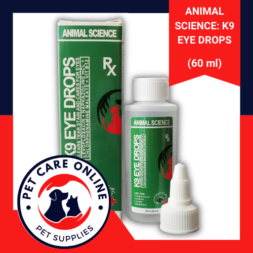 [Animal Science] K9 EYE DROPS for Dogs and Cats (60ml NEW PACKAGING