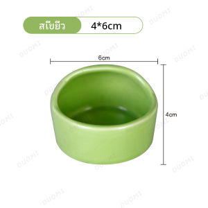 hamstertravel hamster food bowl parrot food bowl slanted mouth food bowl that feeds pets.
