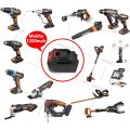 Baterai bor tanpa kabel 21 VF dan 98 VF Electric drill battery. 