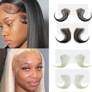 BMPK90955 2ชิ้นค่ะ ที่ต่อผม เส้นผมลูกไม้ หน้าม้าปลอม ขอบปลอมปลอม วิกผมวิกผม สติ๊กเกอร์ขอบผม ผมจริงของมนุษย์ แถบแต่งผม ผมด้านบน