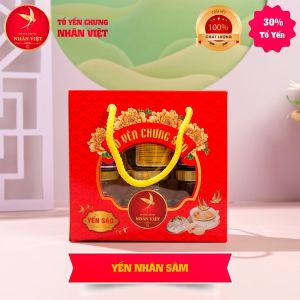 Lốc 6 Hũ Yến Sào Chưng Nhân Sâm Nhân Việt 30% Yến Hũ 70ml