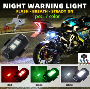 1PCS 7Color! Upgrade Rechargeable flashing LEDMotorcycle Bicycle night lights modified drones aircraftlights car light