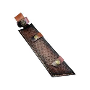 ปลอกหนังใบมีดป้องกันกระเป๋าสำหรับมีดสั้นกลางแจ้งดำเนินการแก้ปัญหาสภาพอากาศหลักฐานการก่อสร้าง