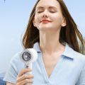 Portable N68 Turbo Mini Fan Handheld USB Rechargeable 100 Level Adjustment Speed LED Digital Display Electric Fan. 